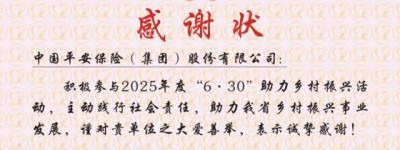 加力奋进百千万工程，平安集团三度荣获广东省助力乡村振兴表彰