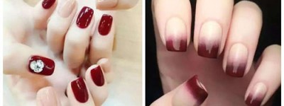 夏季显白撞色美甲图片 让你的指尖更吸睛！