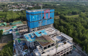 河北省任丘市重点民生工程加速推进二次结构施工